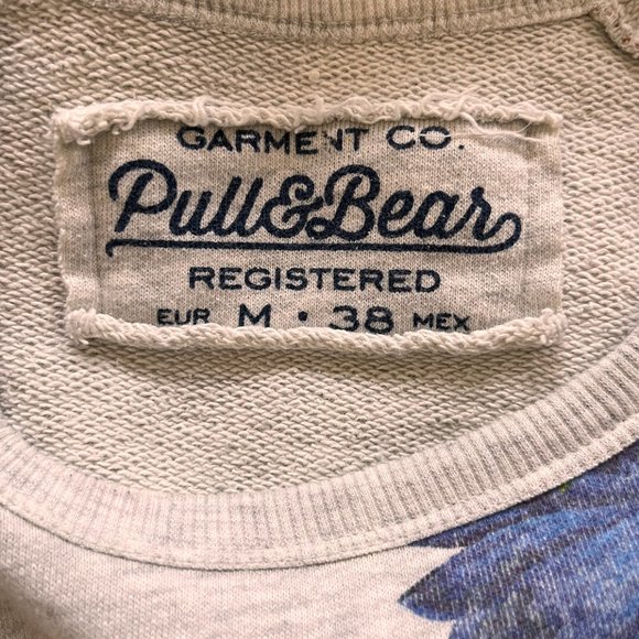 Pull & Bear Floral Crewneck Sweater - Picture 2 of 2